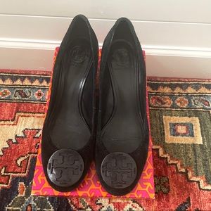 Tory Burch Suede Sally Wedges